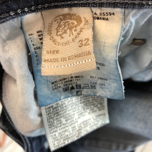 Diesel Industry ZATINY distressed boot 32x30 - Picture 12 of 13